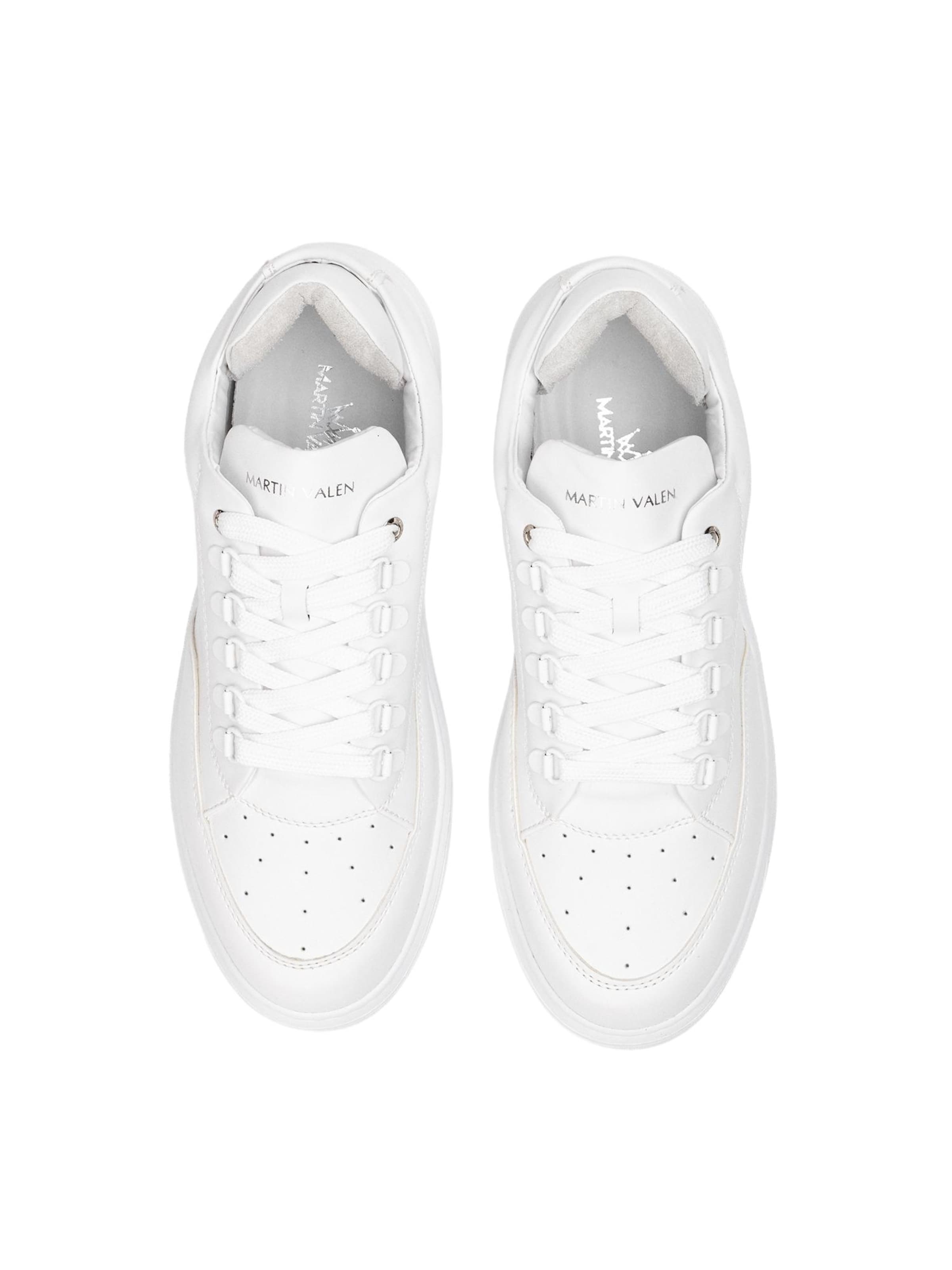 Baskets basses MARTIN VALEN en blanc