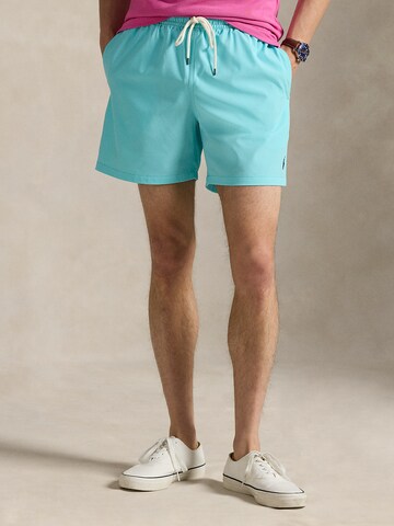 Polo Ralph Lauren Szorty kąpielowe 'Traveler' w kolorze niebieski: przód