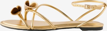 Next Páskové sandály 'Forever Comfort®' – zlatá: přední strana