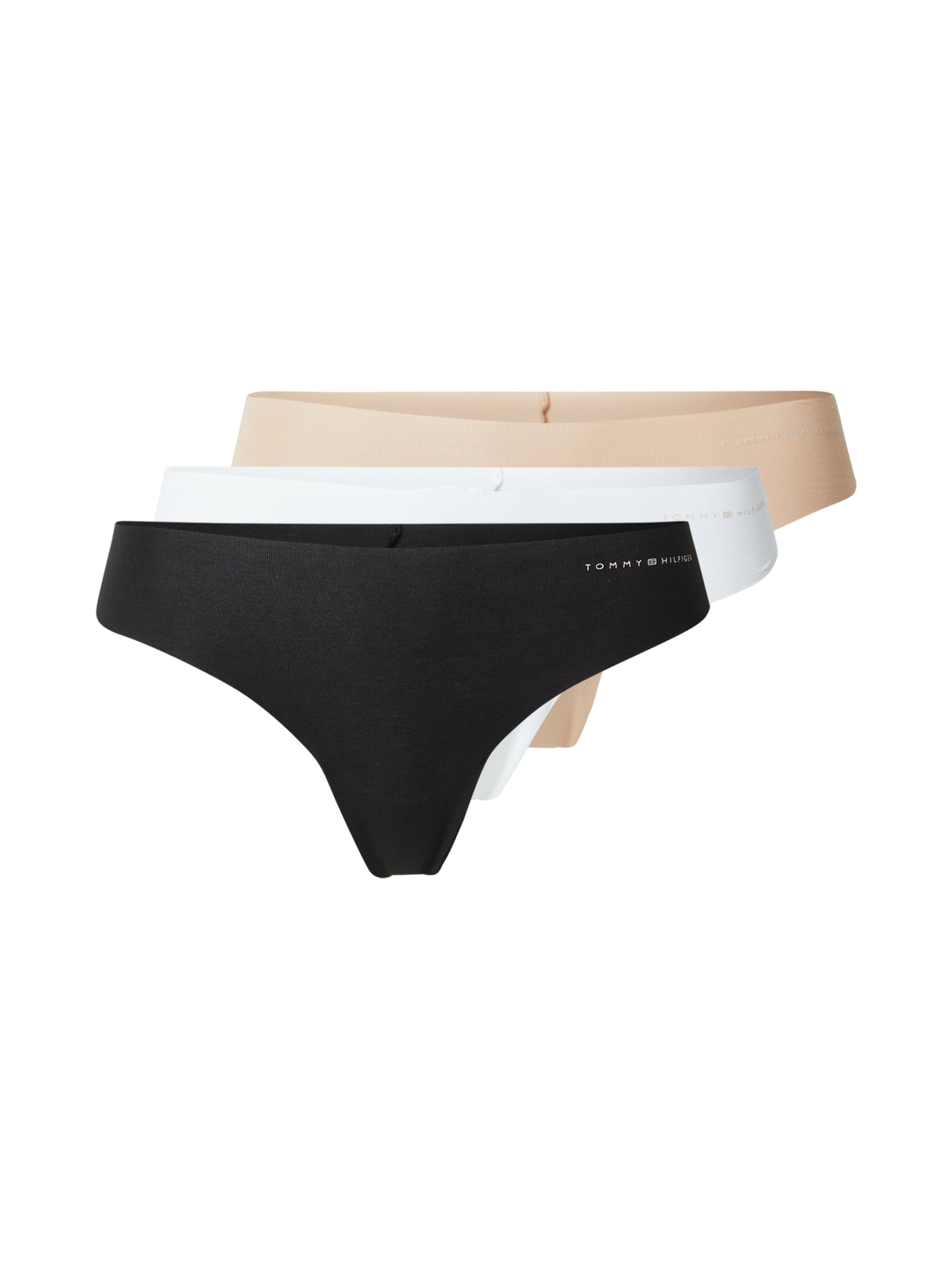 Tommy Hilfiger Underwear String bugyik - bézs: elől