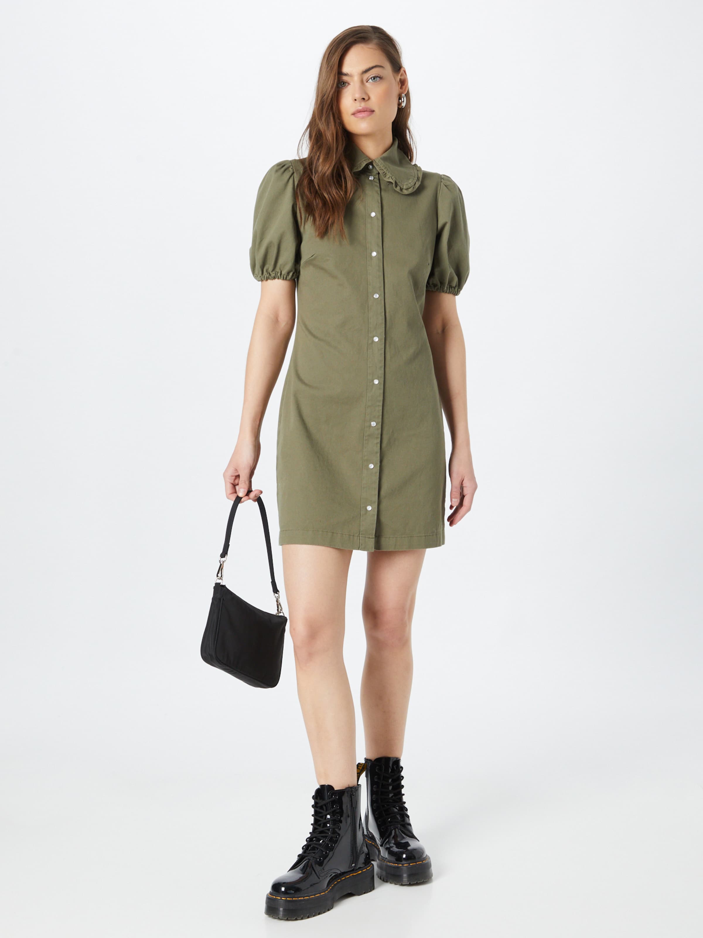 Oasis Shirt dress in Khaki ABOUT YOU