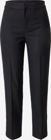 Monki Regular Trousers with creases in Blue: front