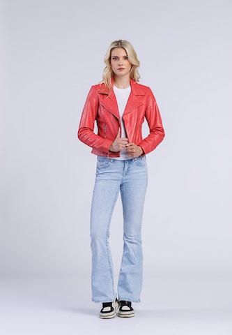 FREAKY NATION Átmeneti dzseki ' Bikerjacket ' - piros