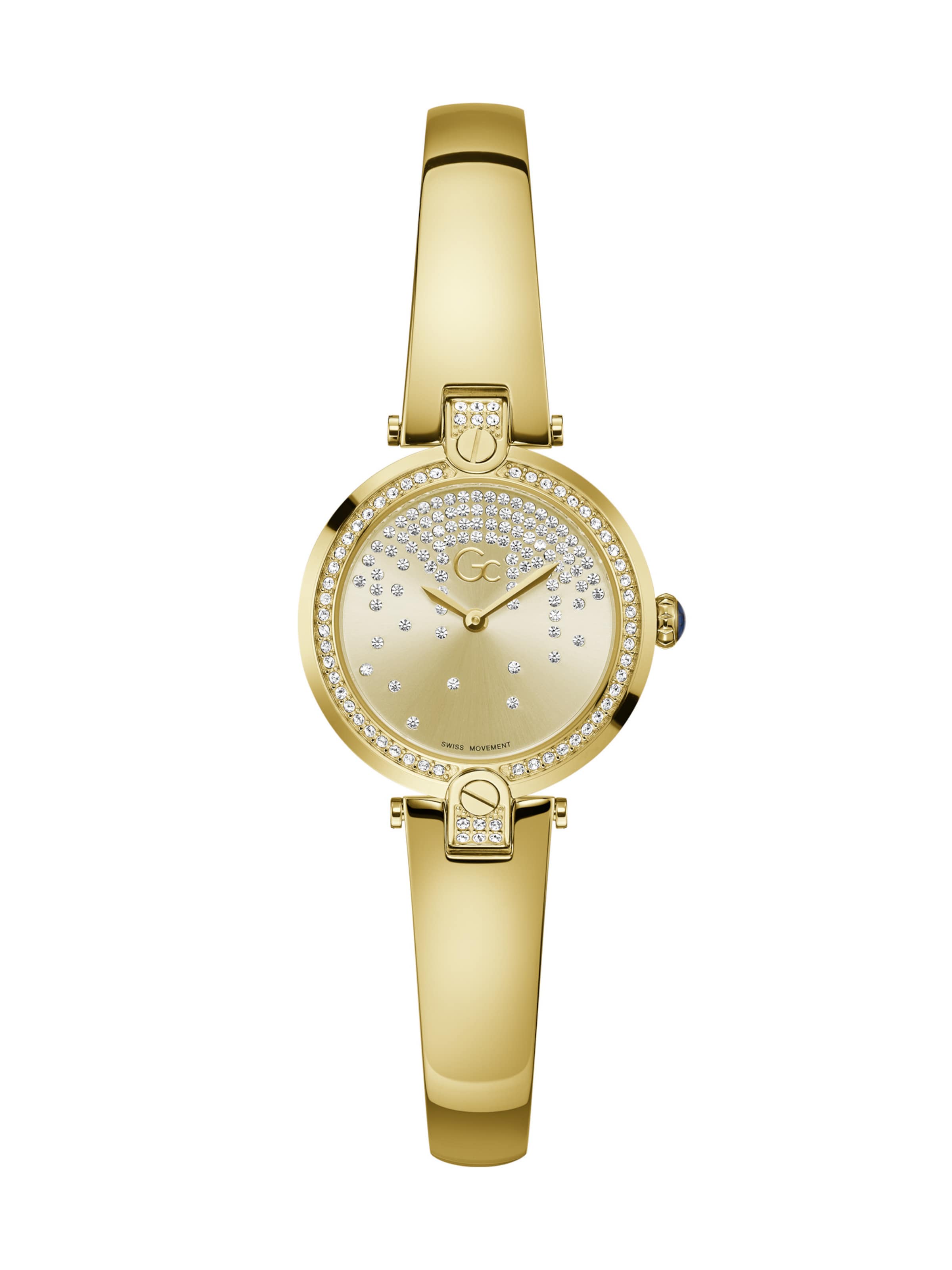 Gc Analog watch 'Fusion Bangle' in Yellow: front