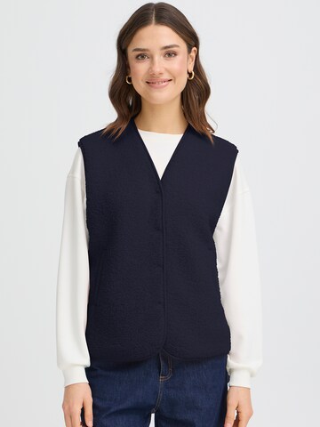 Vestă tricotată 'FRGWYNNE' de la Fransa pe albastru: față