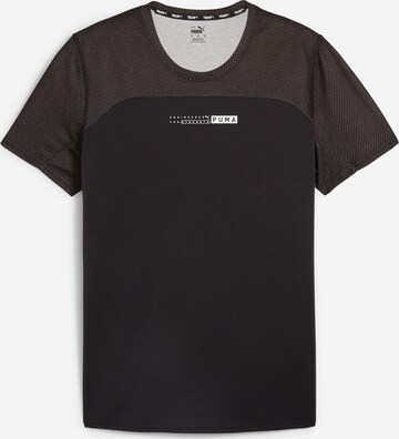 PUMA Λειτουργικό μπλουζάκι 'DriRelease' σε μαύρο: μπροστά
