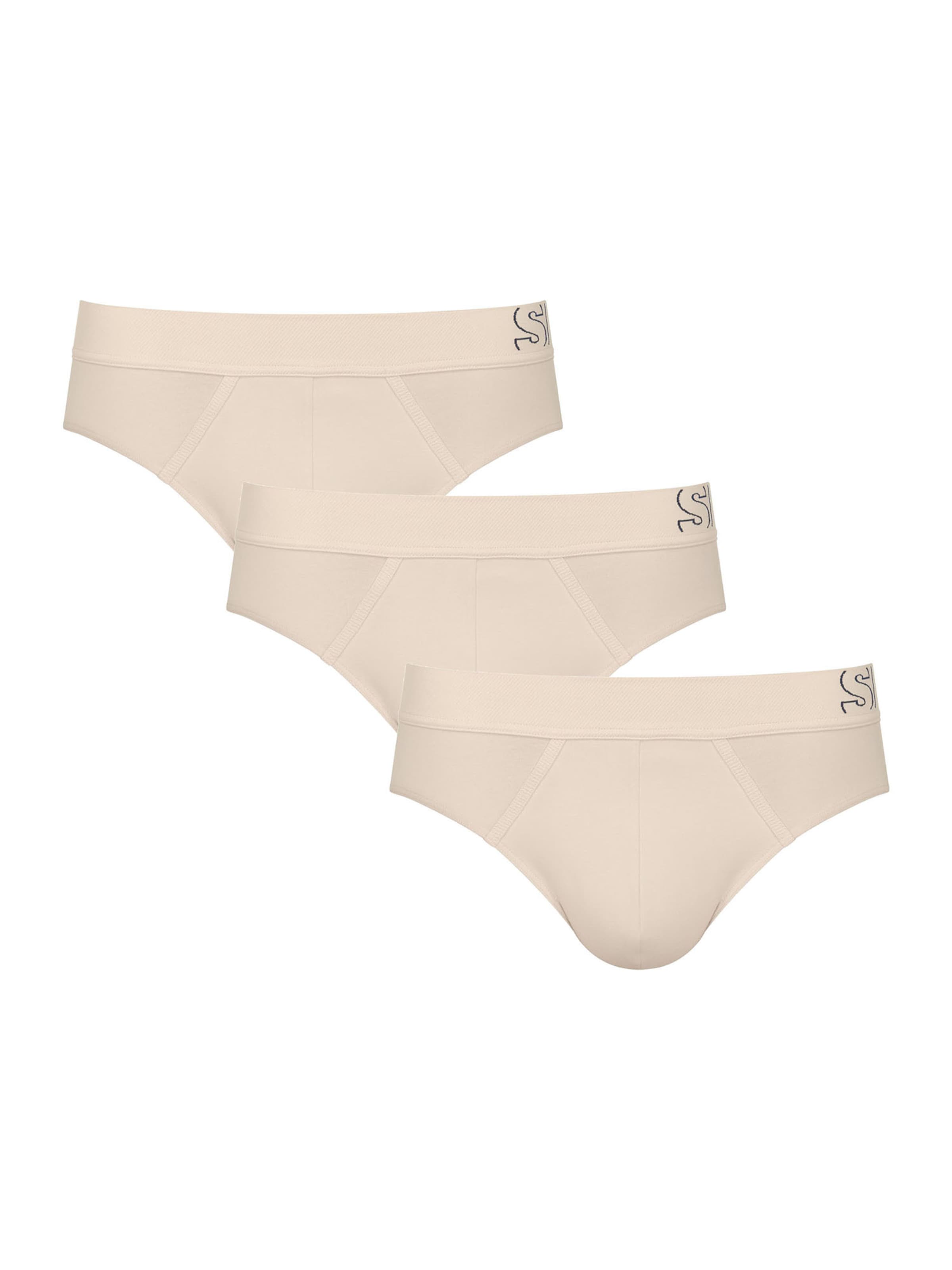 SLOGGI - Cueca 'Briefs' em bege: frente