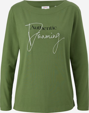 s.Oliver Shirt in Green: front