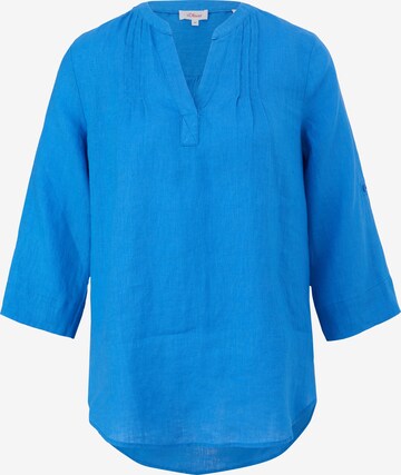 Camicia da donna di s.Oliver in blu: frontale