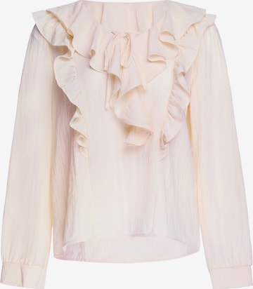 faina - Blusa em rosa: frente