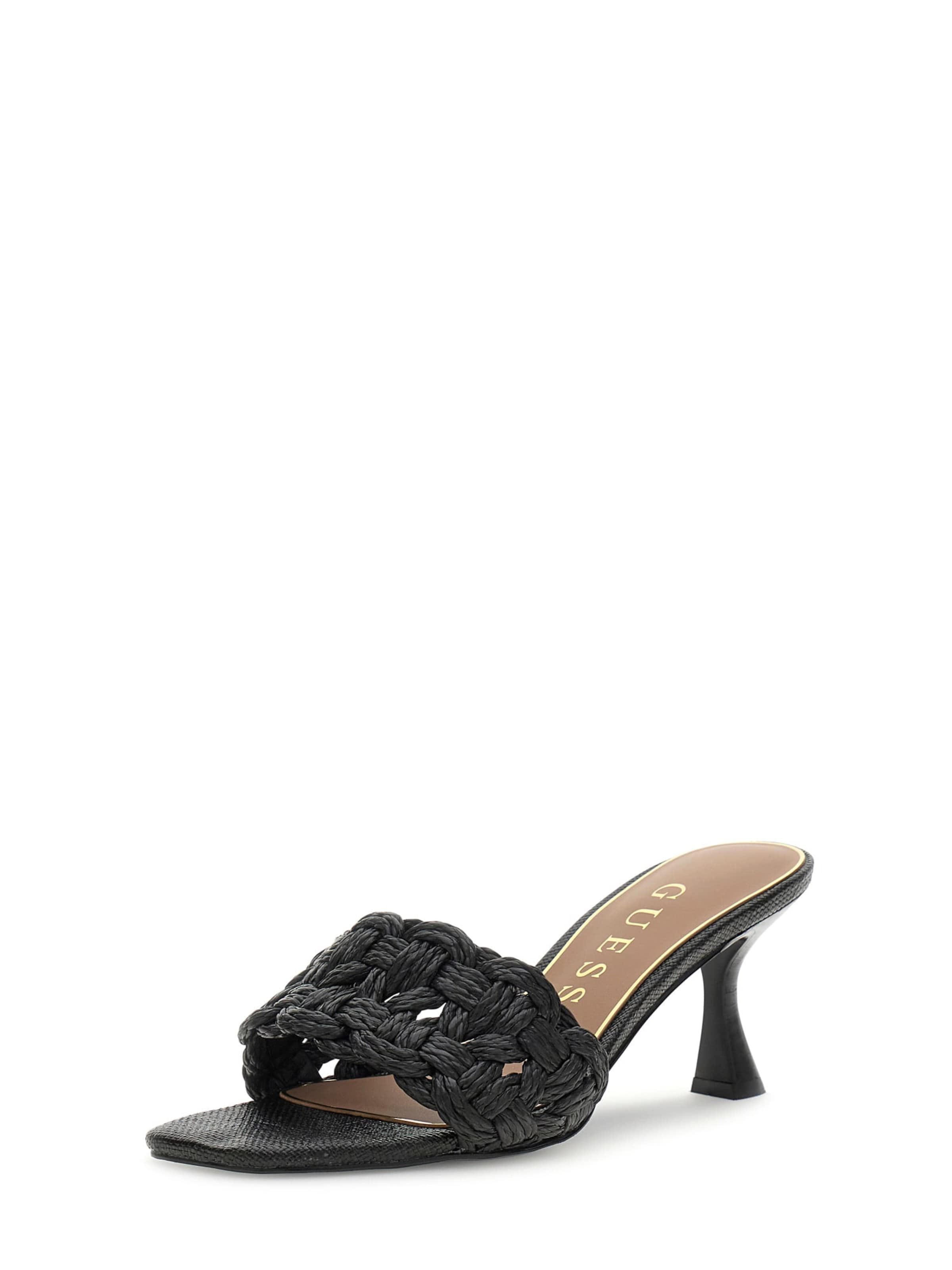 melns GUESS Sandales 'Dissy': no priekšpuses