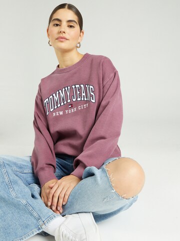 Sweat-shirt Tommy Jeans en rose