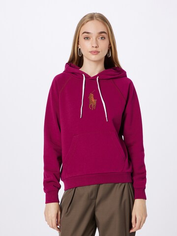 Polo Ralph Lauren Sweatshirt in Lila: voorkant