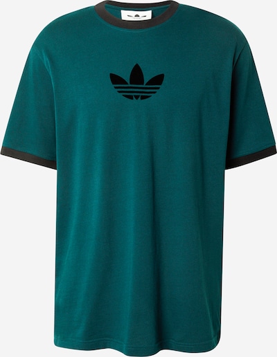 Marškinėliai 'Adicolor 2000s Cali' iš ADIDAS ORIGINALS, spalva – benzino spalva / juoda, Prekių apžvalga