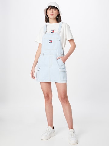 Tommy Jeans Overall Skirt in Blue