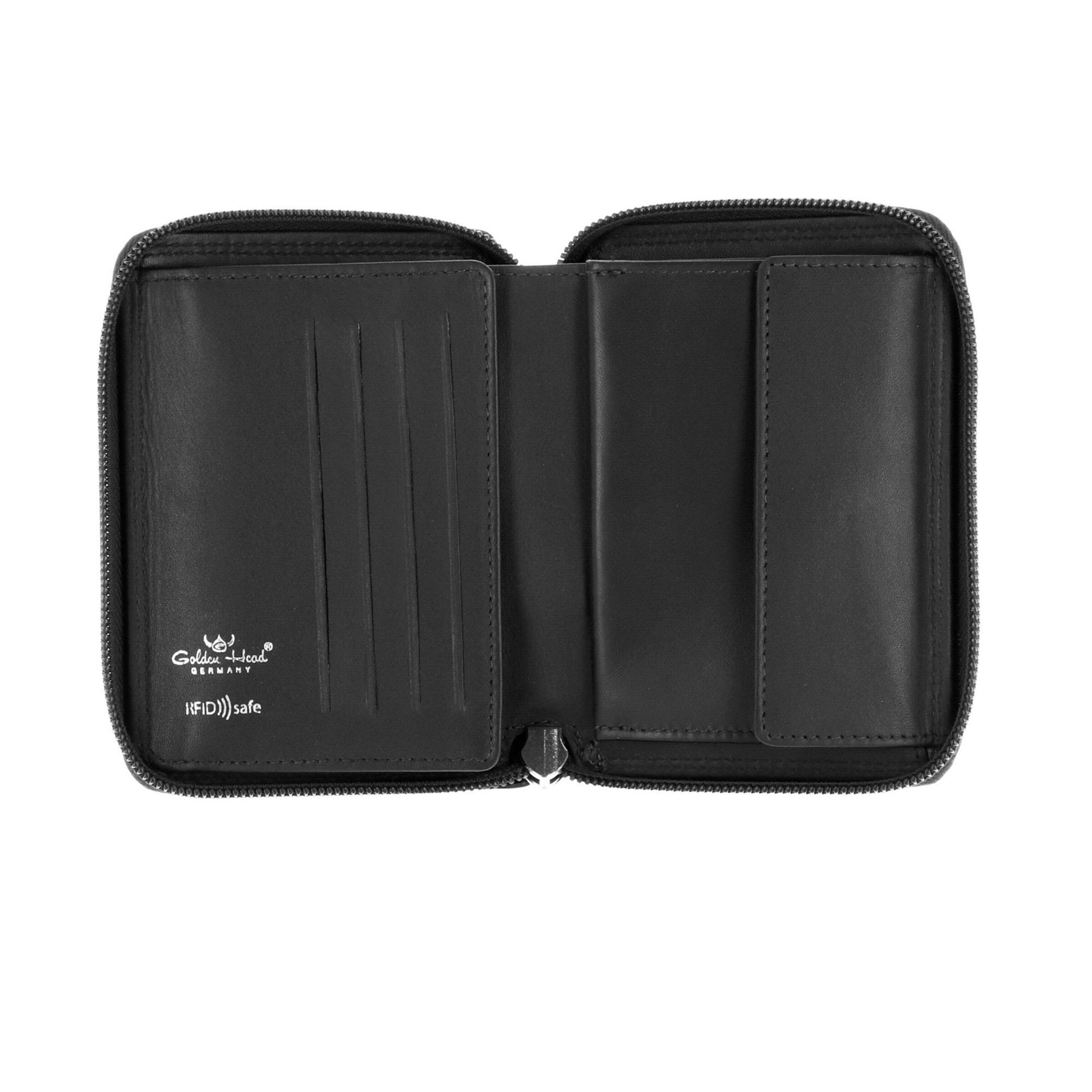 GOLDEN HEAD Wallet 'Polo' in Black