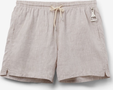 IUMAN Intimissimi Swim Trunks in Beige: front