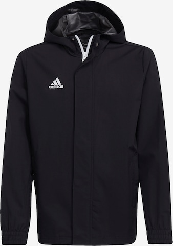 ADIDAS PERFORMANCE Athletic Jacket 'Entrada 22 All-Weather' in Black
