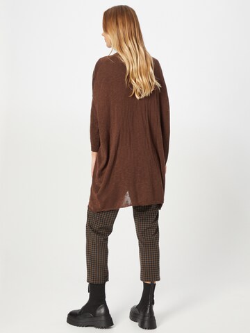 ZABAIONE Knit cardigan 'Cardi Frida' in Brown