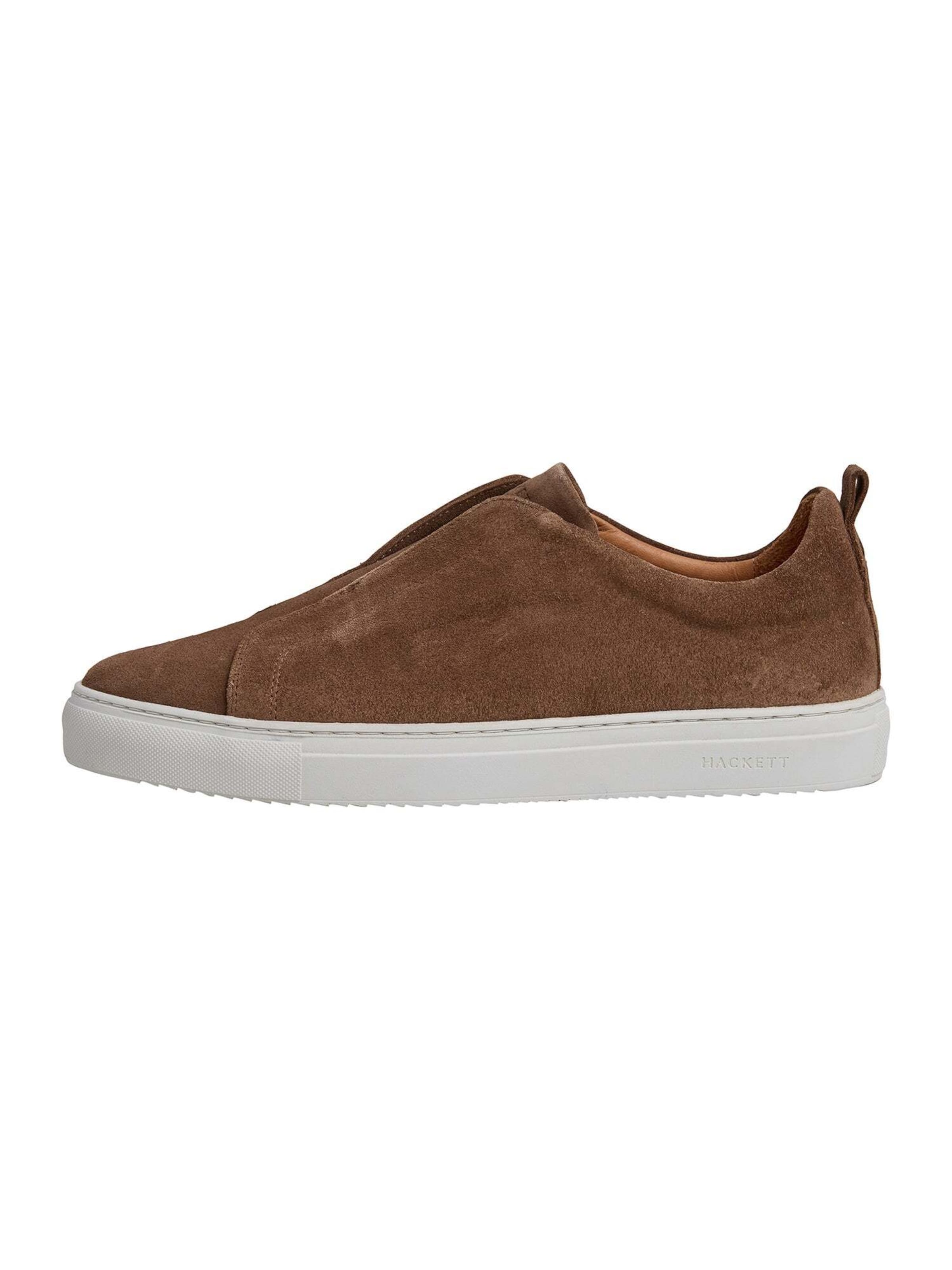 Hackett London Sneakers in Brown: front