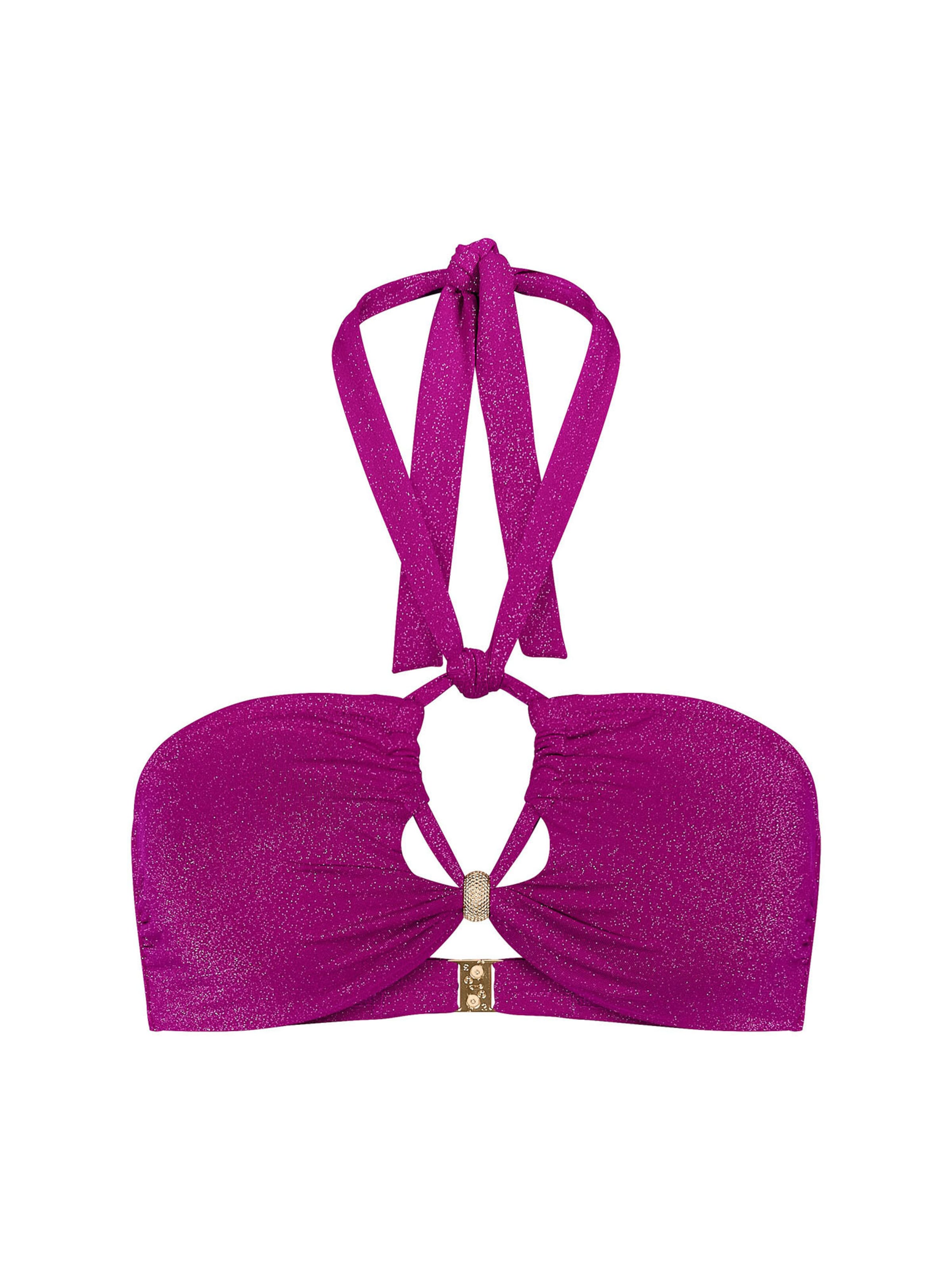 TRIUMPH Bikini top ' Red Label Summer Sunset ' in Purple: front