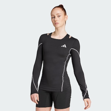 ADIDAS PERFORMANCE Functioneel shirt 'Adizero' in Zwart: voorkant