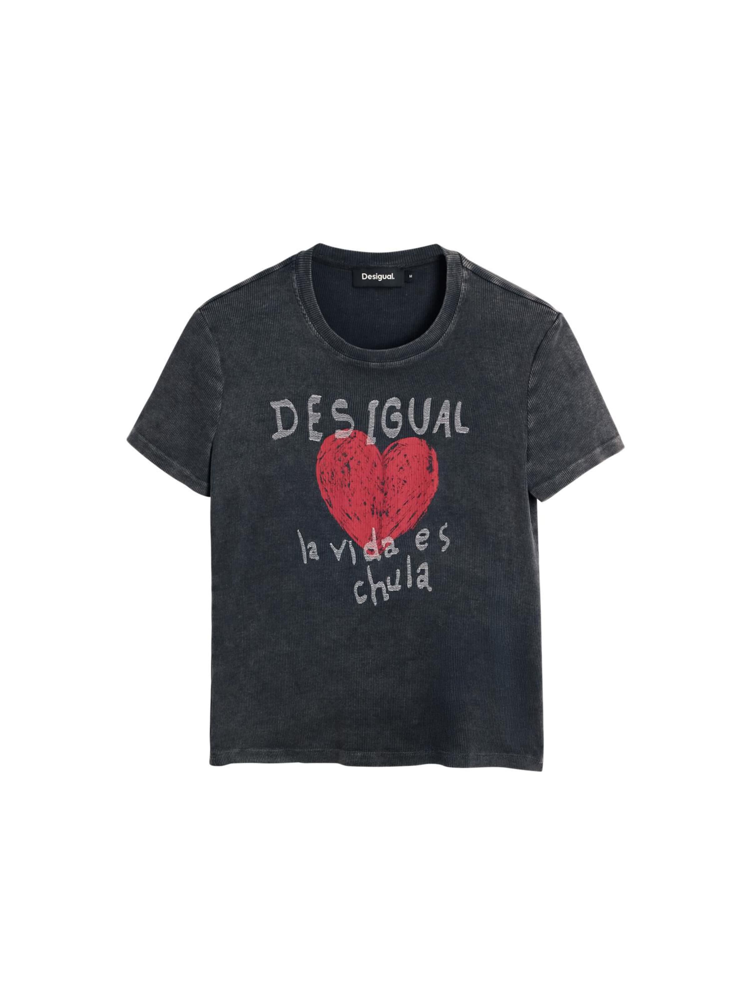 Desigual Μπλουζάκι σε μαύρο: μπροστά