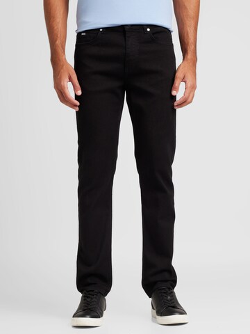 regular Jeans 'Delaware' di BOSS in nero: frontale