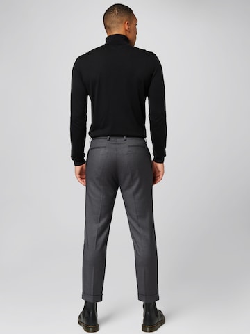 ABOUT YOU x Kevin Trapp Regular Pleat-Front Pants in Grey