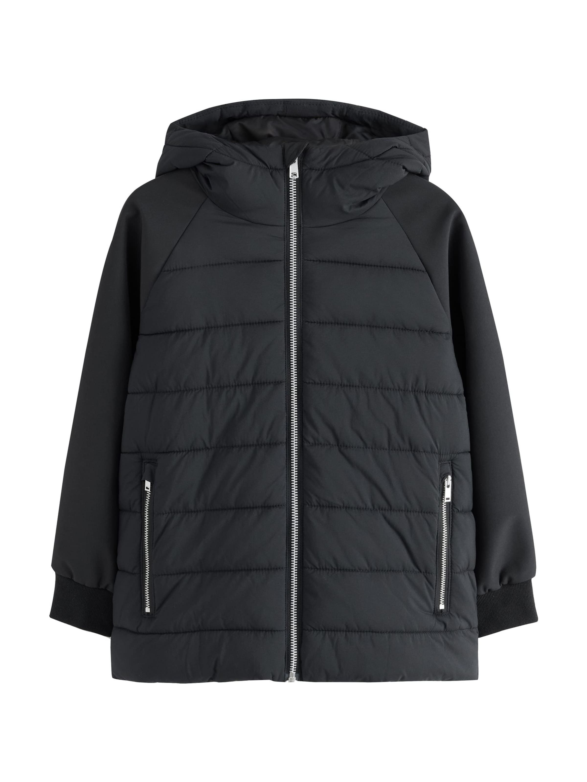 Next Jacke in Schwarz: Vorderseite