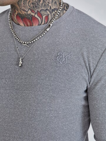 T-Shirt 'Marl ' SikSilk en gris