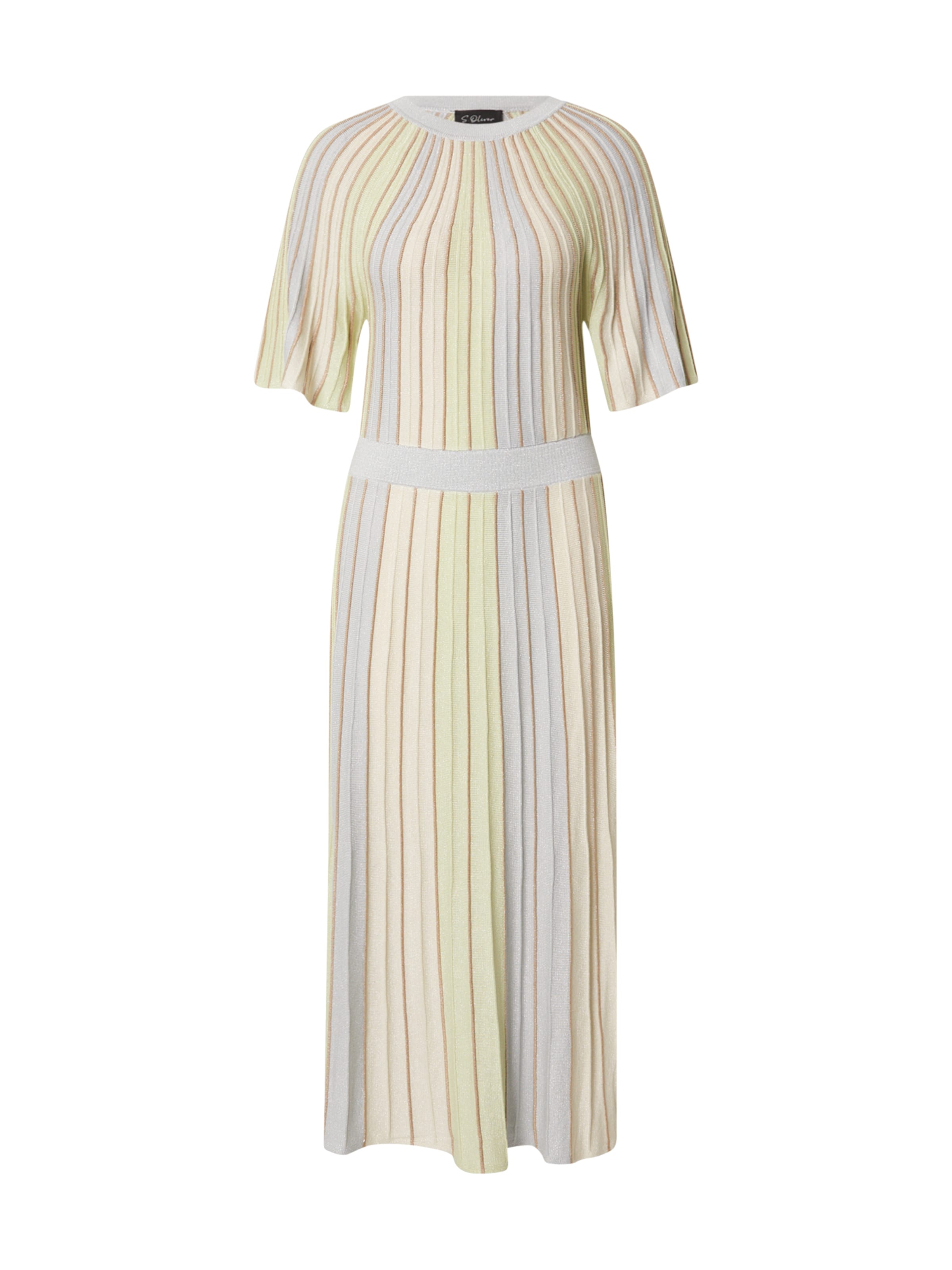 s.Oliver Πλεκτό φόρεμα σε μπλε: μπροστά