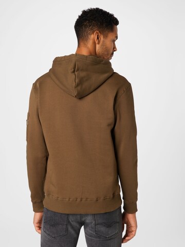 ALPHA INDUSTRIES Sweatshirt in Braun