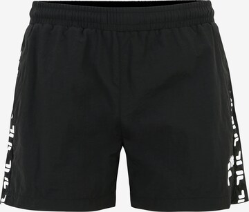 FILA Badeshorts 'Segrate' in Schwarz: predná strana