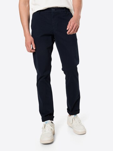 ARMEDANGELS Слим Штаны 'ATO' в Синий: спереди