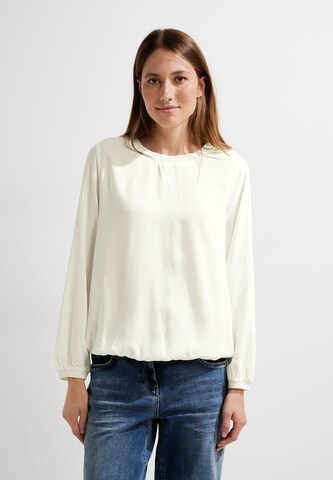 CECIL Sweatshirt in White: front