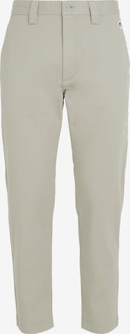 Tommy Jeans Tapered Chino in Groen: voorkant