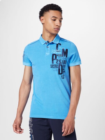 CAMP DAVID Shirt in Blau: predná strana