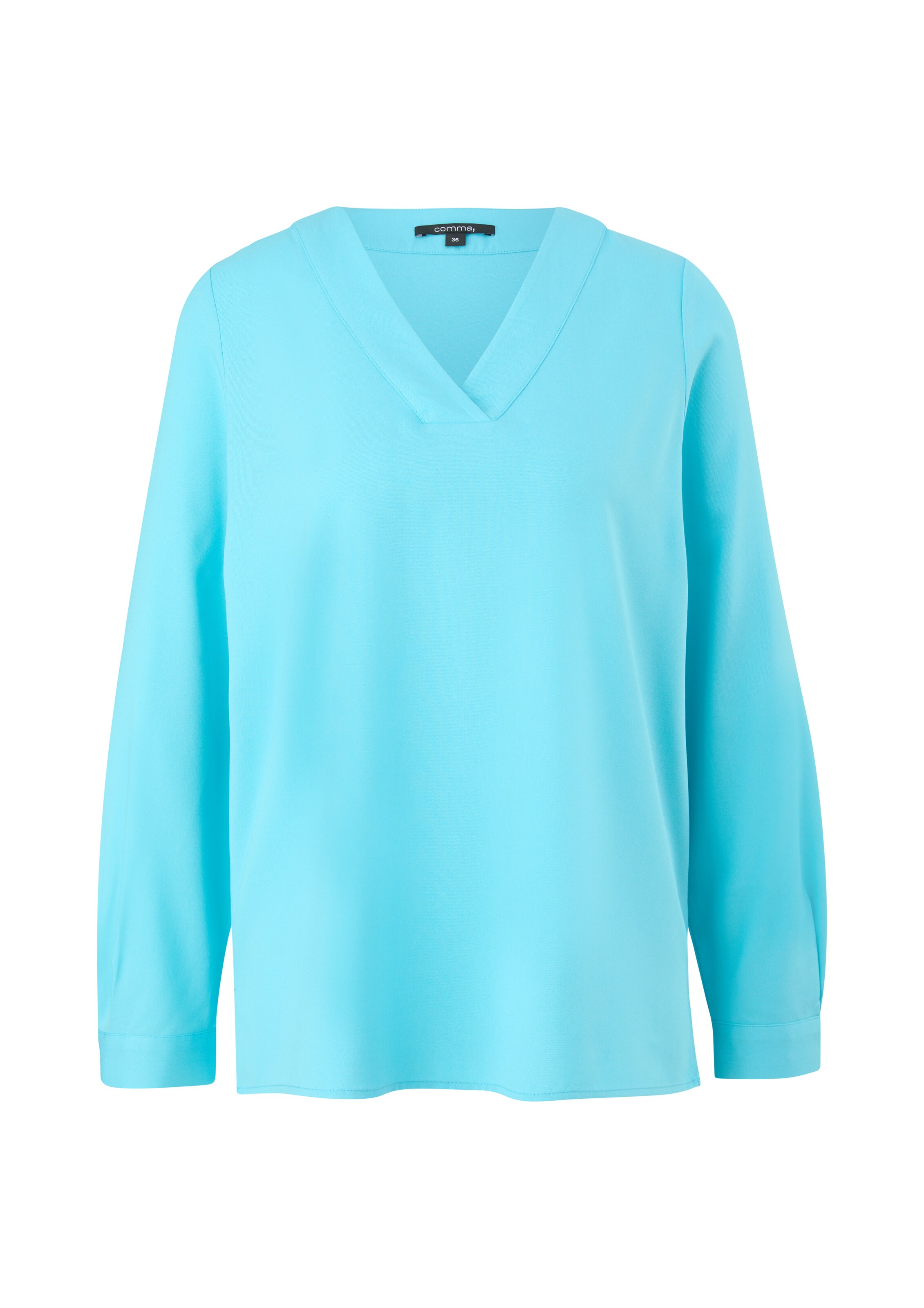 COMMA Blouse in Blauw: voorkant
