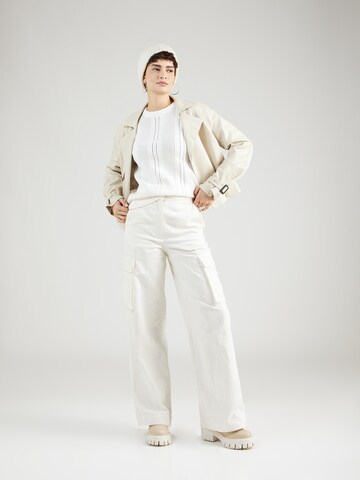 Pull-over Marks & Spencer en blanc