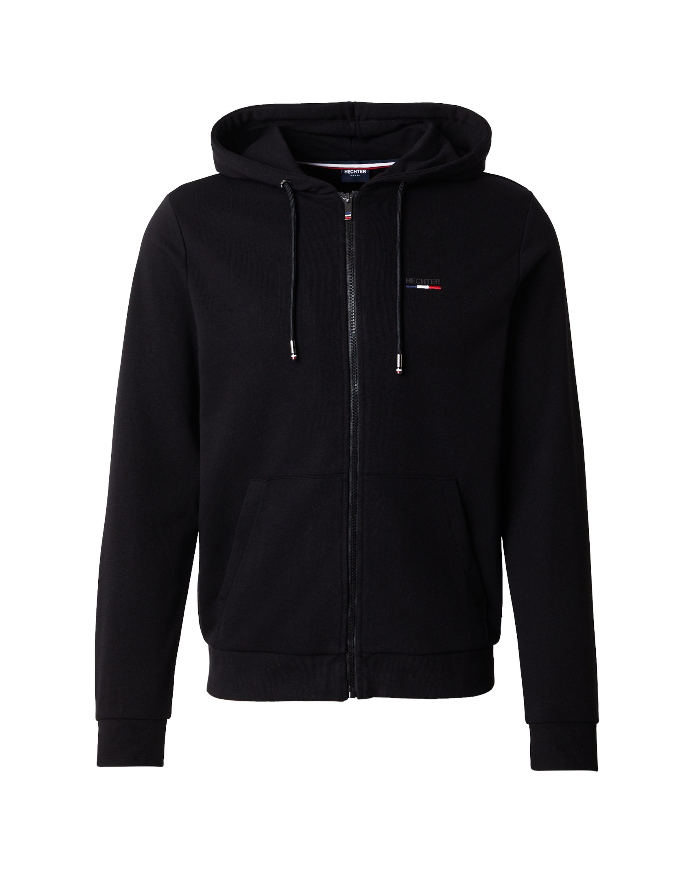 HECHTER PARIS - Casaco em moletão em preto: frente