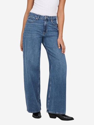 Wide leg Jeans 'Onlsilky Soft Hw Wide Dnm Pim233 Noos 15369052' di ONLY in blu