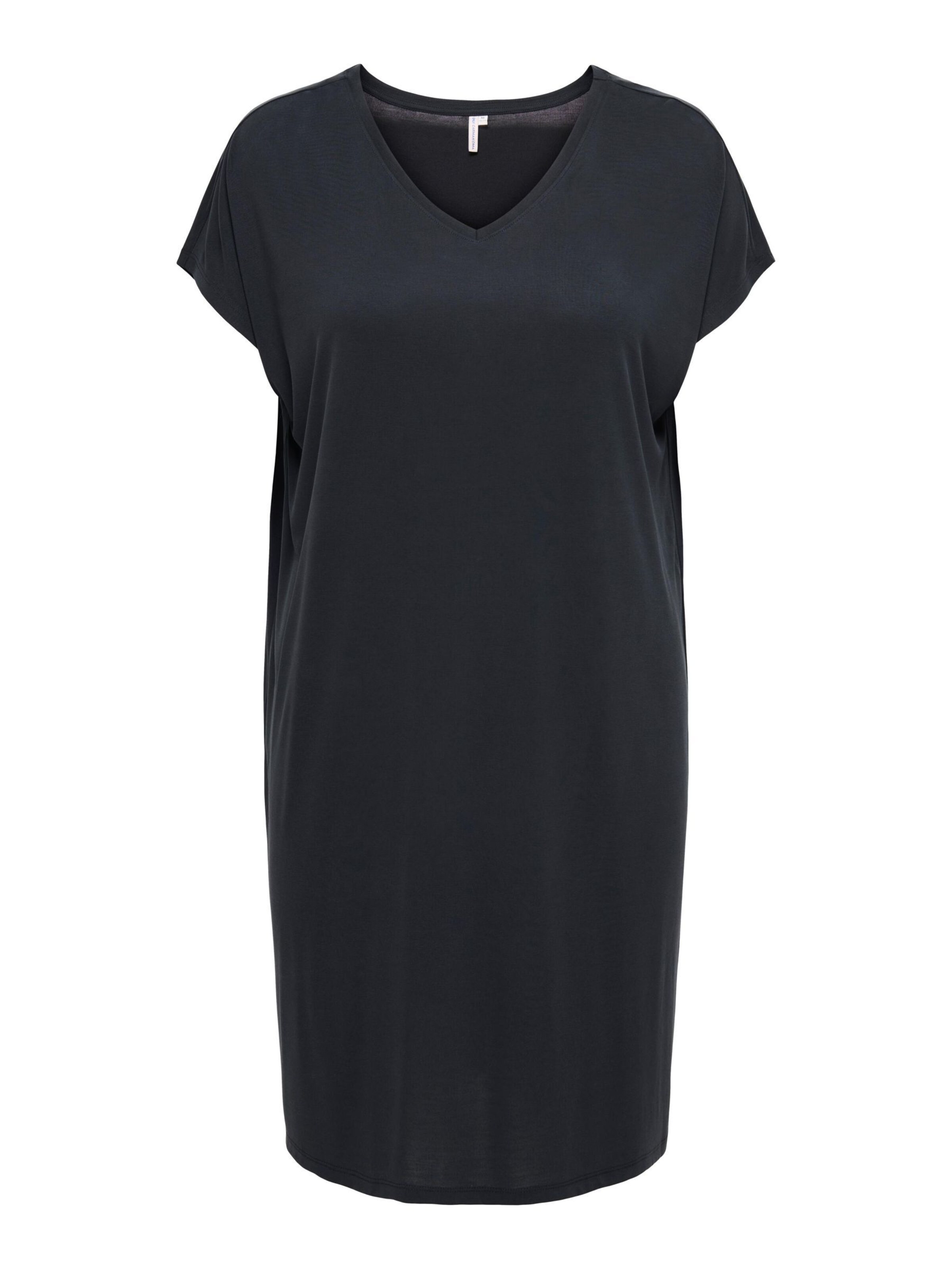 ONLY Carmakoma - Túnica 'NICKY' en negro: frente