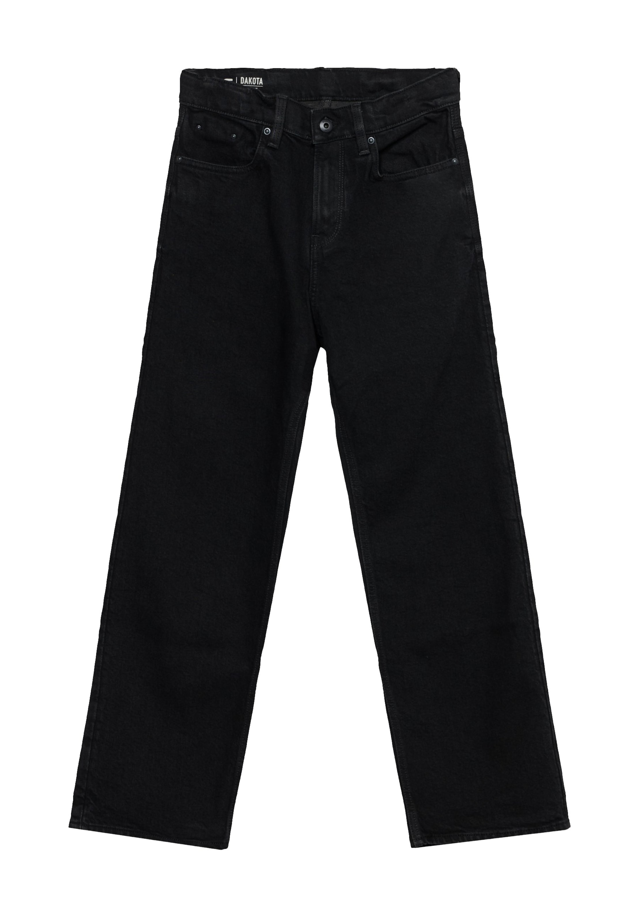 G-STAR - regular Vaquero 'DAKOTA' en negro: frente