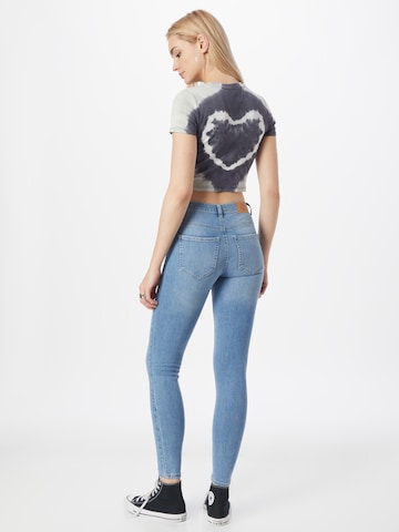 JDY Skinny Jeans 'Blume' in Blau