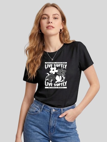T-shirt LapaPlus en noir : devant