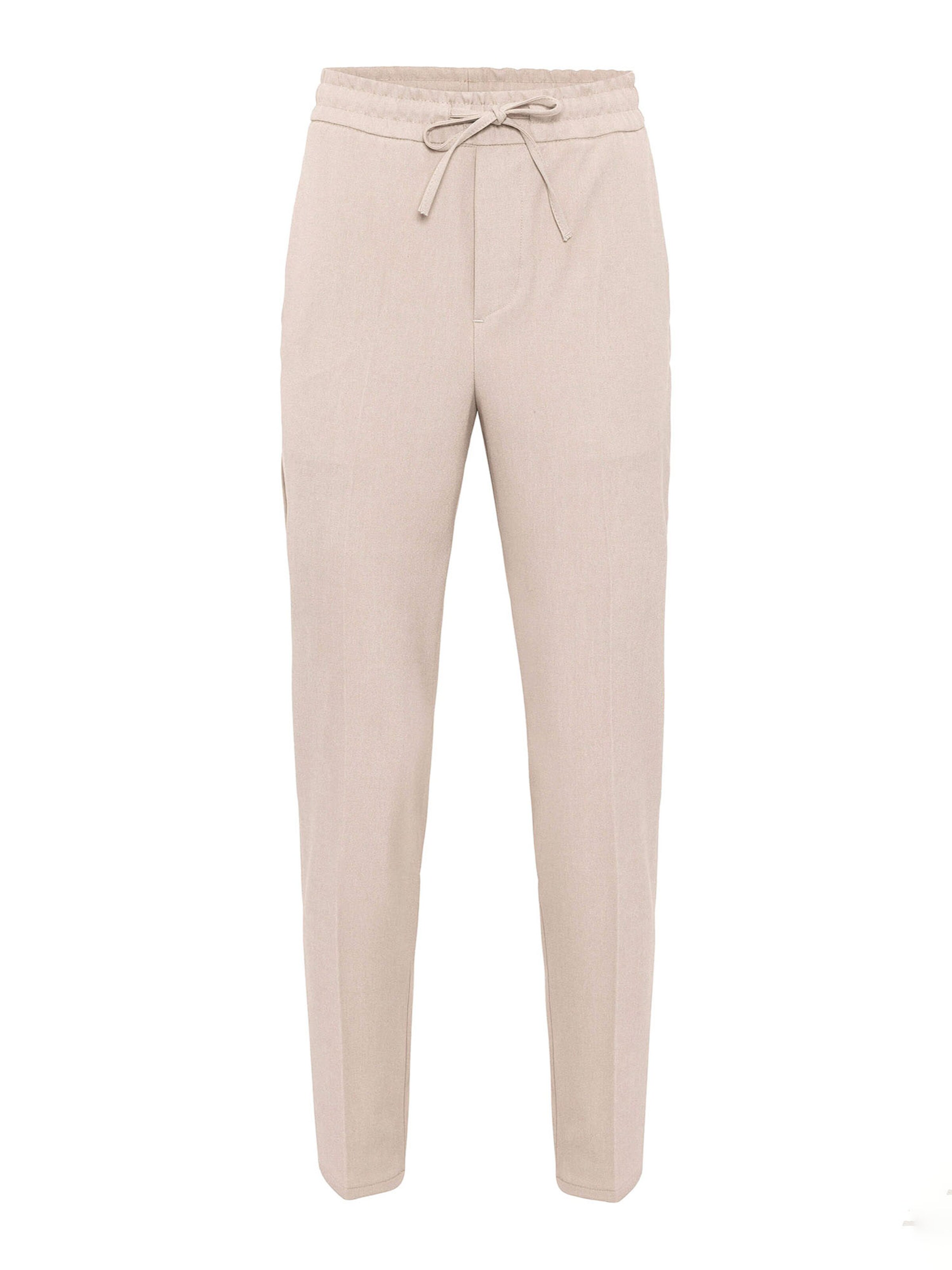 Antiochregular Hlače na crtu - bež boja: prednji dio