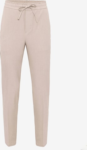 Antioch Regular Trousers with creases in Beige: front