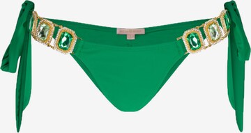 Moda Minx Bikinibroek 'Boujee' in Groen: voorkant