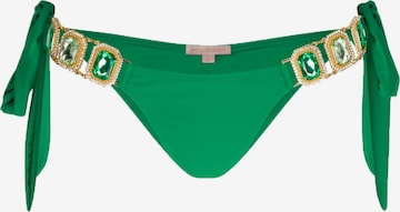 Moda Minx Bikini bottom 'Boujee' in Green: front